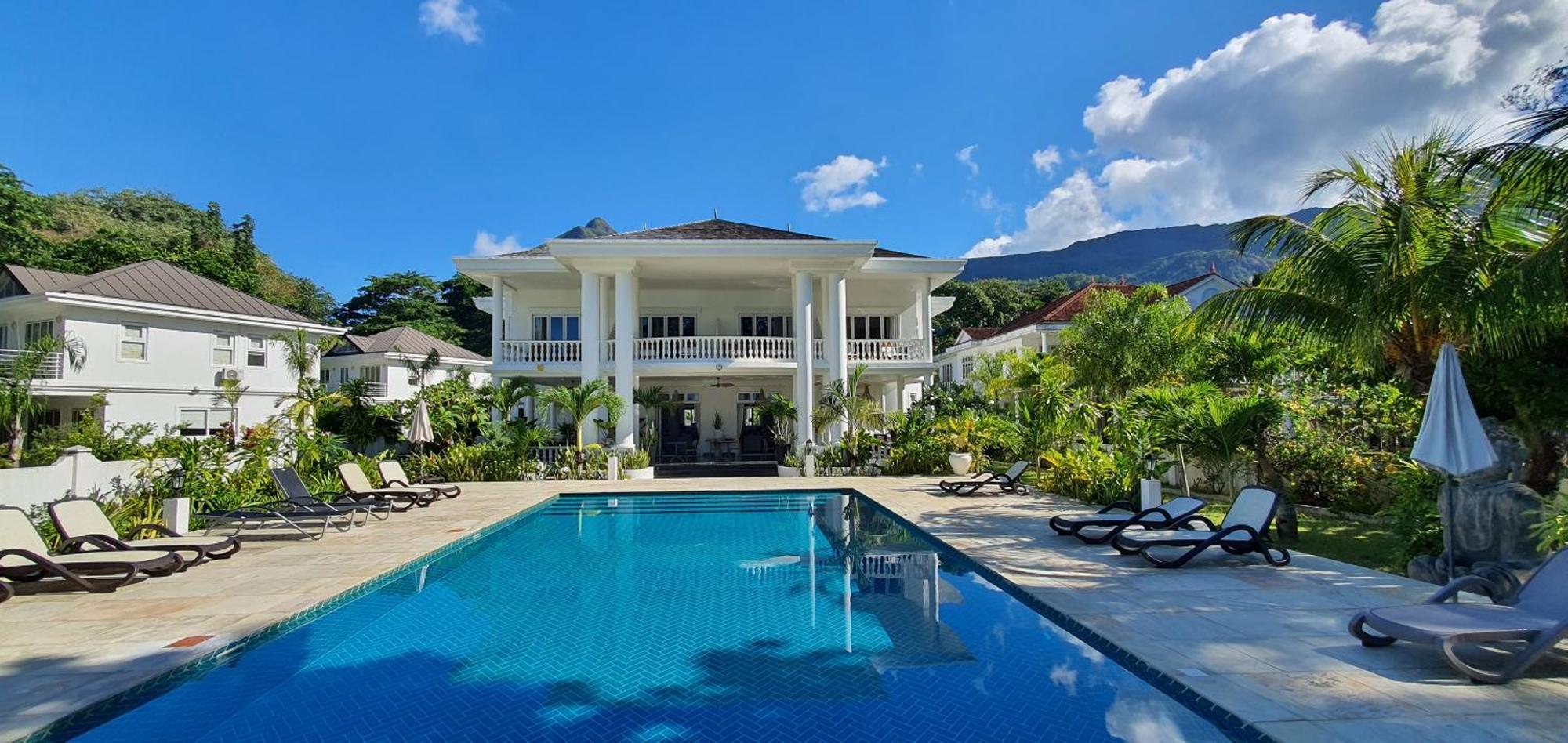 Villa Blanc - Chateau Elysium Beau Vallon (Mahe) Exterior foto